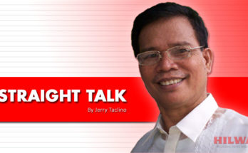 Straight Talk column by Jerry Taclino