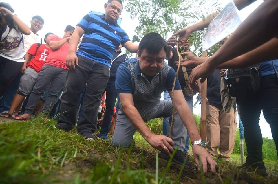 Mayor Iloilo City Mayor Jerry P. Trenas tree planting.