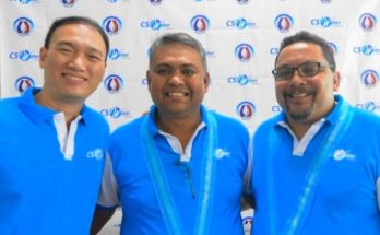 CS Water Top Brass (left to right): Managing Director Oliver Y. Tan, General Manager Andrew Margarico, President Jose Antonio Soler*