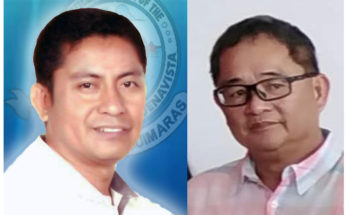 Buenavista Mayor Eugene Reyes and Guimaras Governor Samuel Gumarin