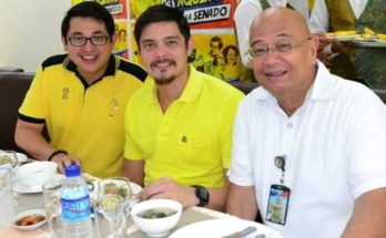 Vic Facultad with Bam Aquino and Dingdong Dantes