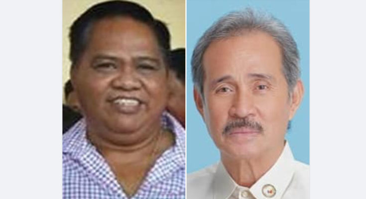 Mayor Leodegario Labao Jr. of Mambusao, president of LMP Capiz chapter; and Rep. Fredenil Castro of Capiz 2nd district.