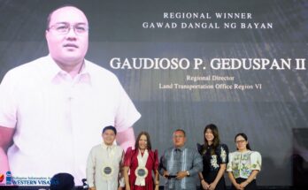 Awardee GAUDIOSO P. GEDUSPAN II